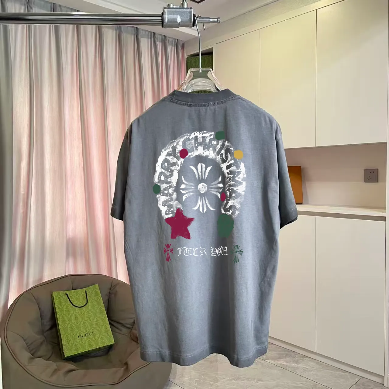 ch *2026 New Arrival t g Same Style Size：S M L XL XXL ：White Purple Gray